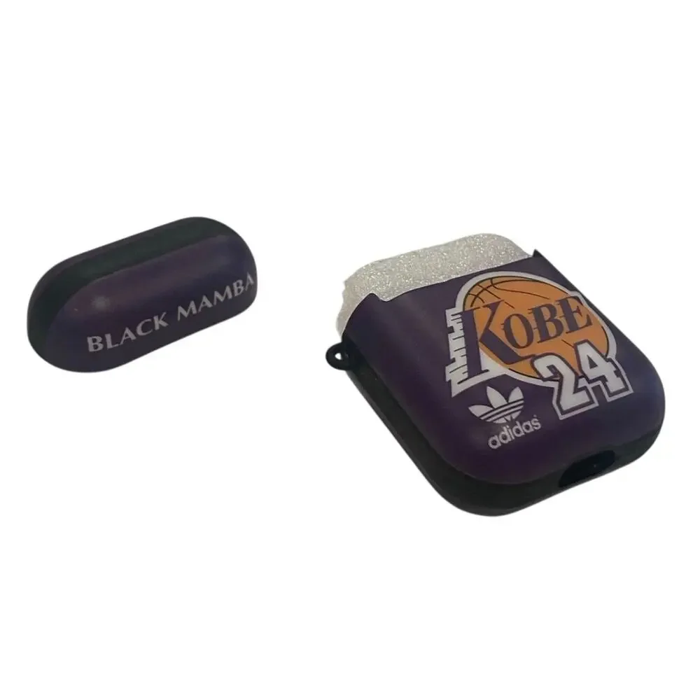 AIRPODS CASE: Handmade Kobe Bryant #24 Black Mamba, NWOT